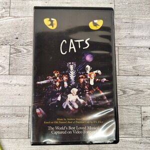 Cats VHS Tape‎ (1998) Andrew Lloyd Webber Musical – Elaine Paige, PolyGram Video